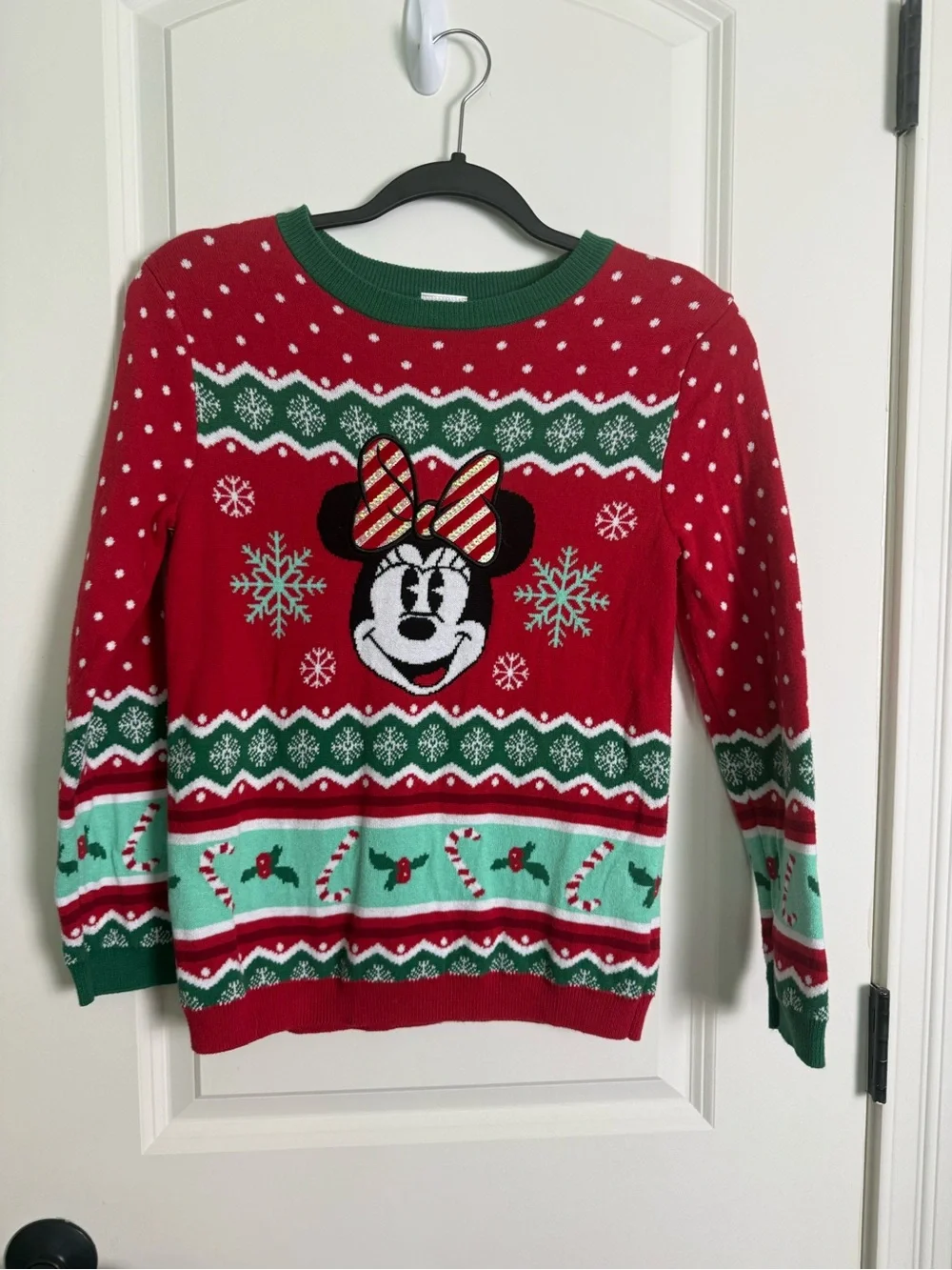 Girls Disney Parks Minnie Mouse Sweater